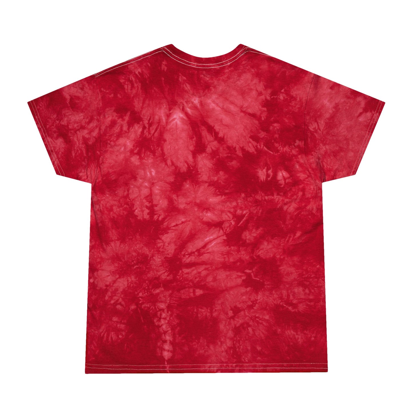 Christmas Don't Stop Believin' Santa Tie-Dye Tee