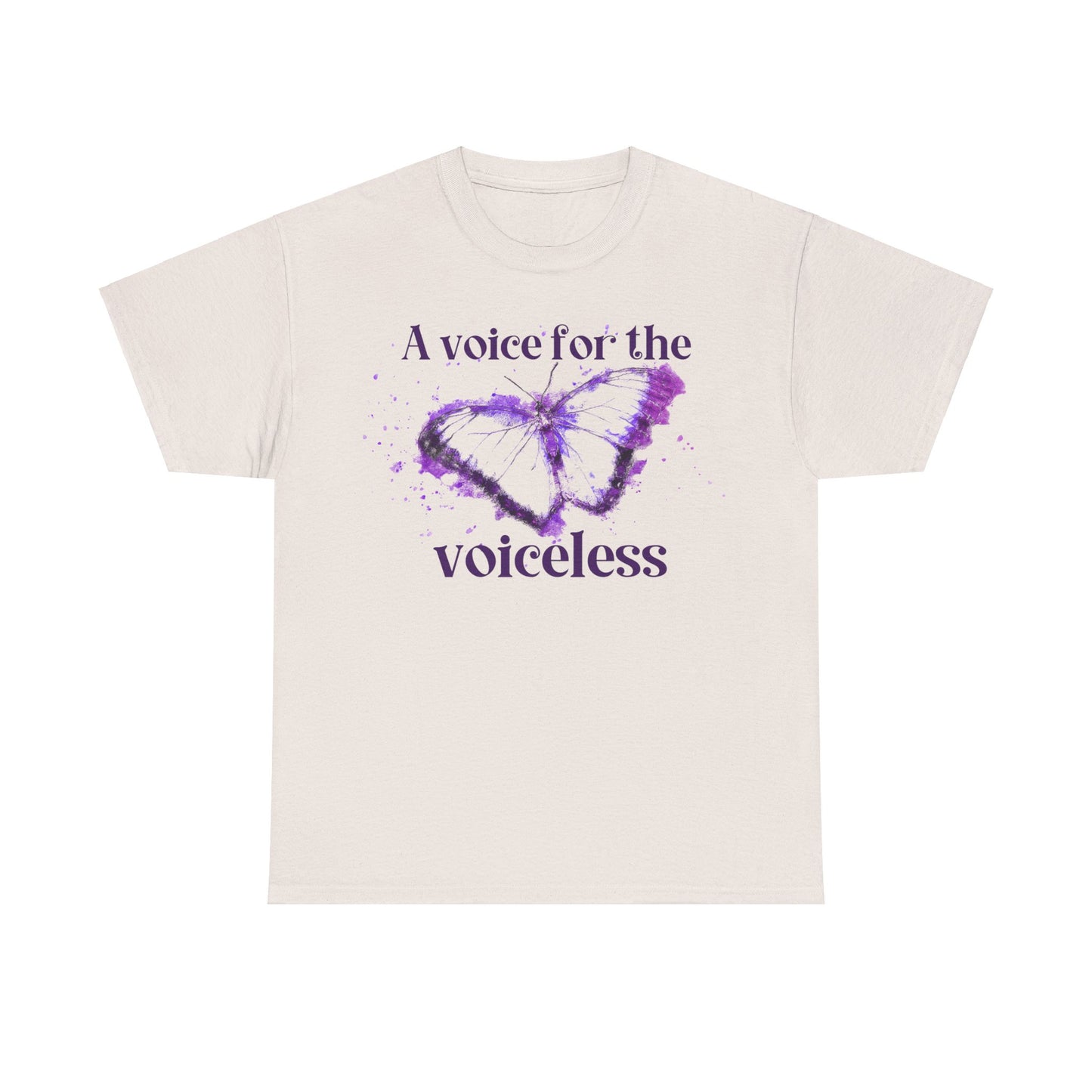 Voice For The Voiceless Unisex Heavy Cotton Tee