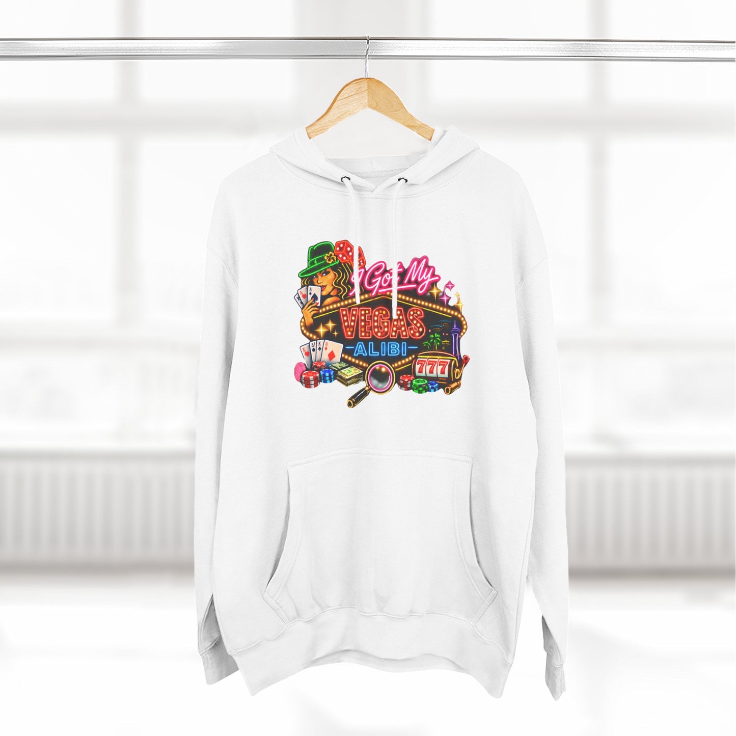 Hoodie — 'I Got My Vegas Alibi' (No Logo)