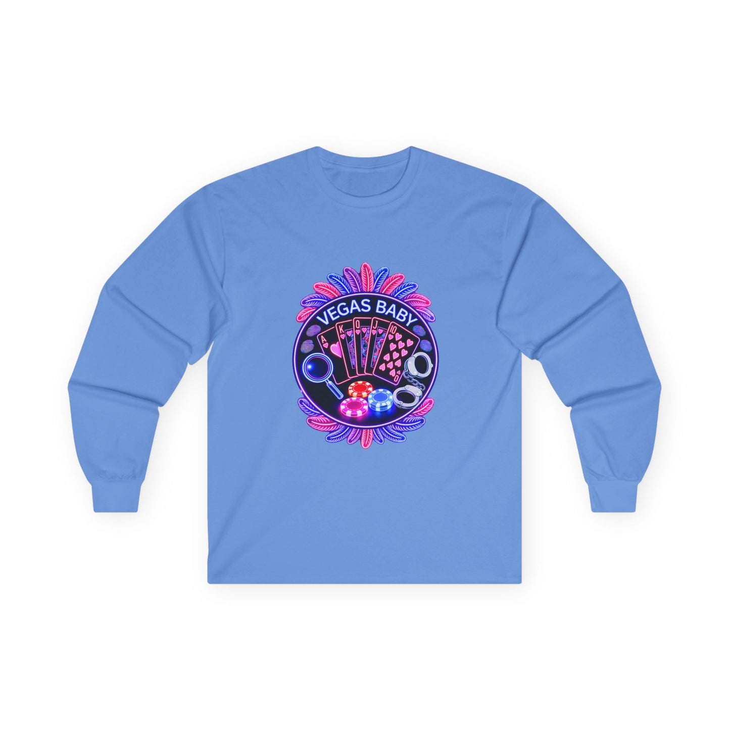 Vegas Baby Long Sleeve Tee — (No Logo)