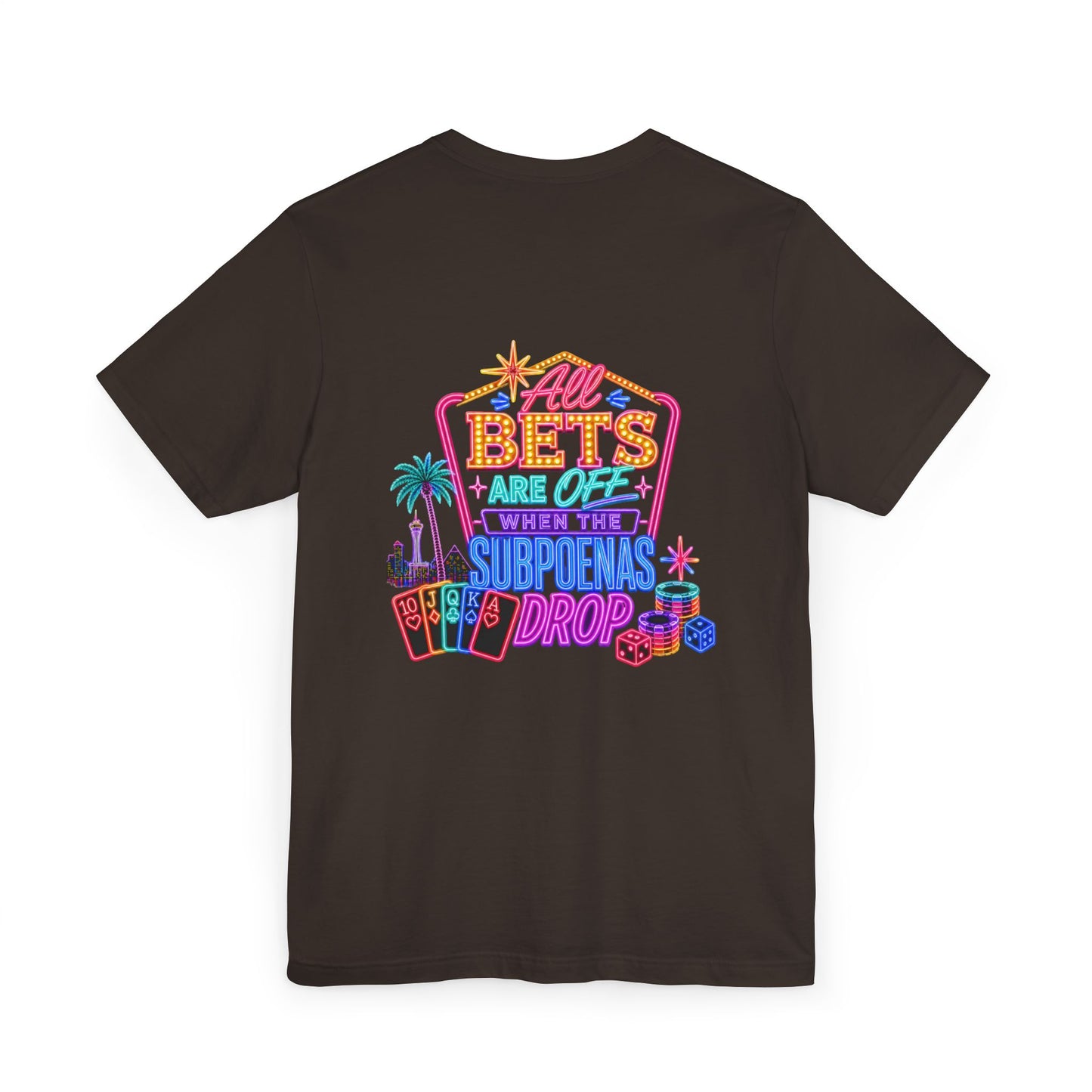'All Bets Are Off' Retro Vegas Tee Crime Con 26'