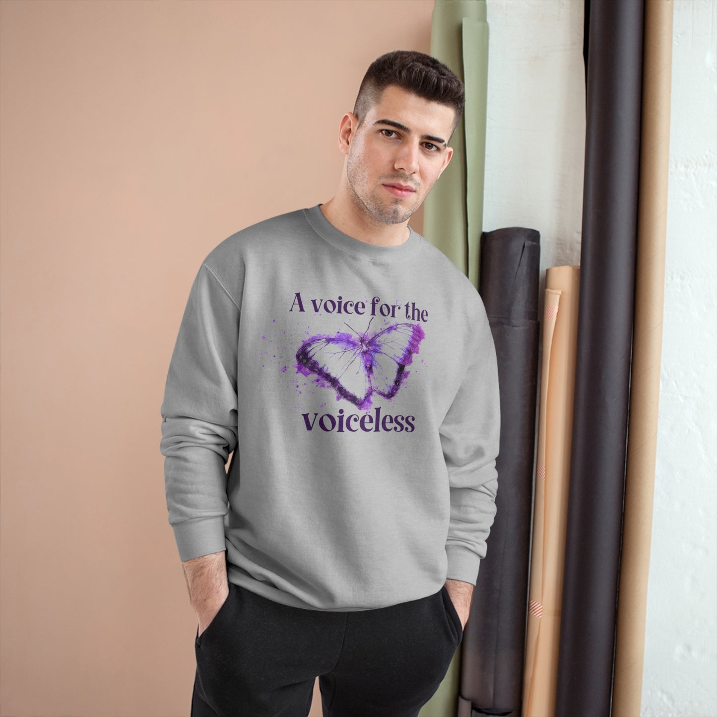 Voice For The Voiceless Champion Sweatshirt