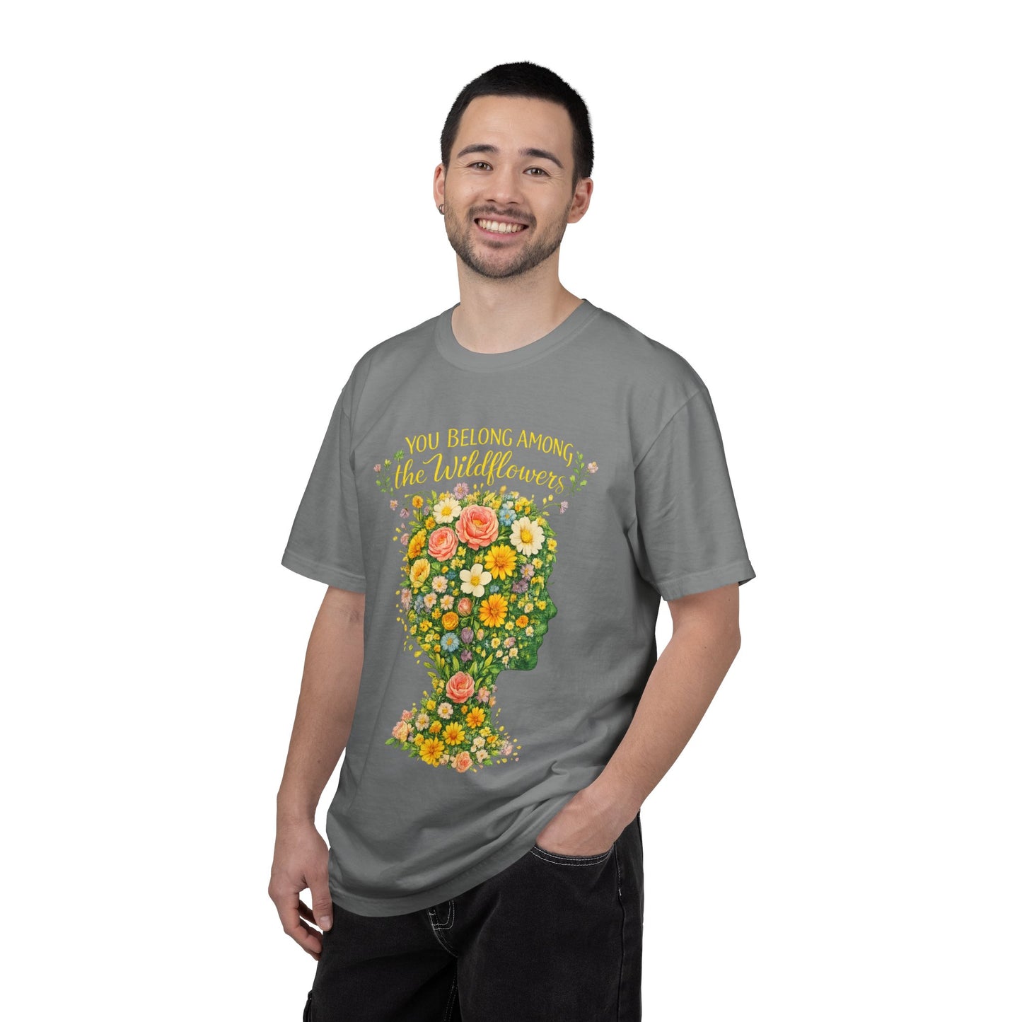 NEW Lyrics T‑Shirt — “You Belong Among the Wildflowers”