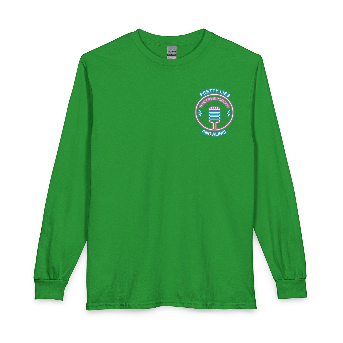 Vegas Neon Retro Long Sleeve Tee — "What Happens In Vegas" Crime Con 26'
