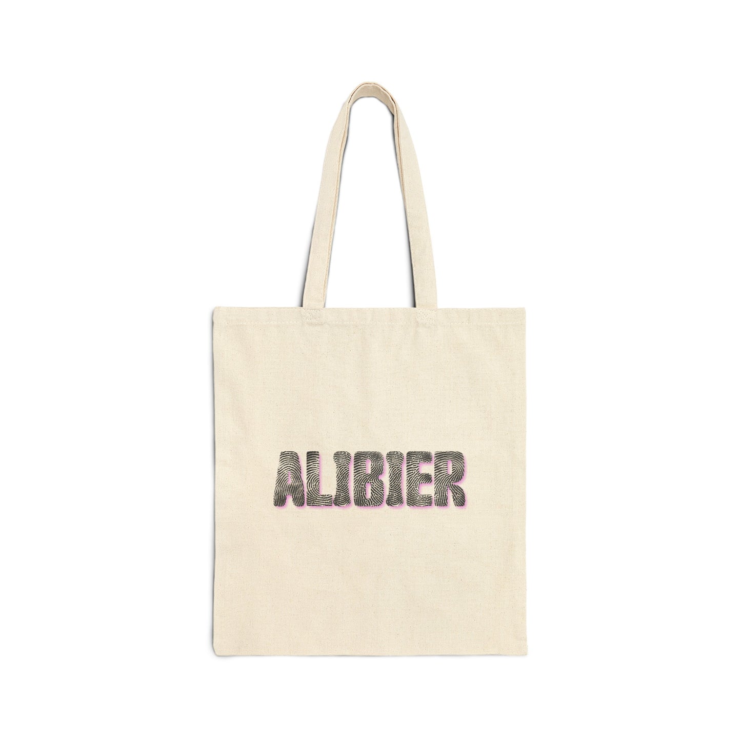 Alibier Fingerprint Cotton Canvas Tote Bag