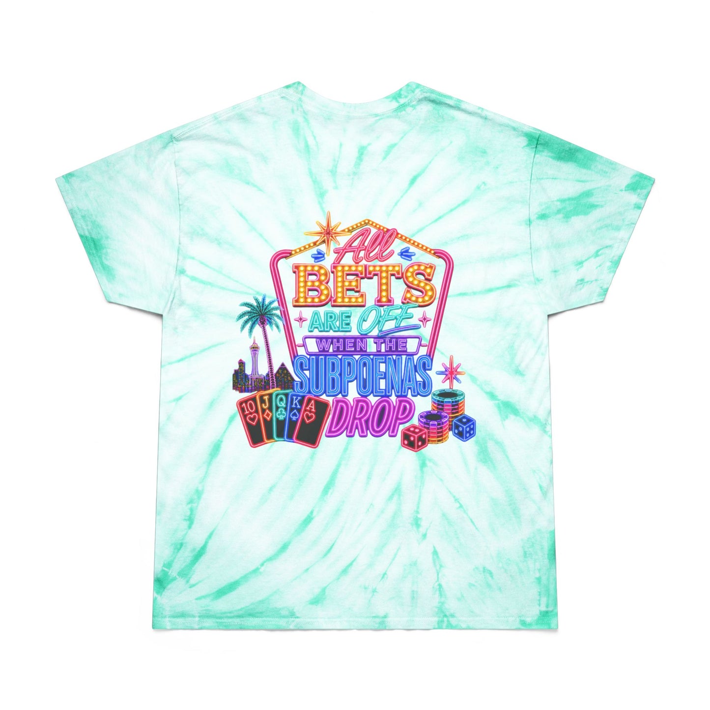Tie-Dye Tee — "All Bets Are Off" Crime Con 26'