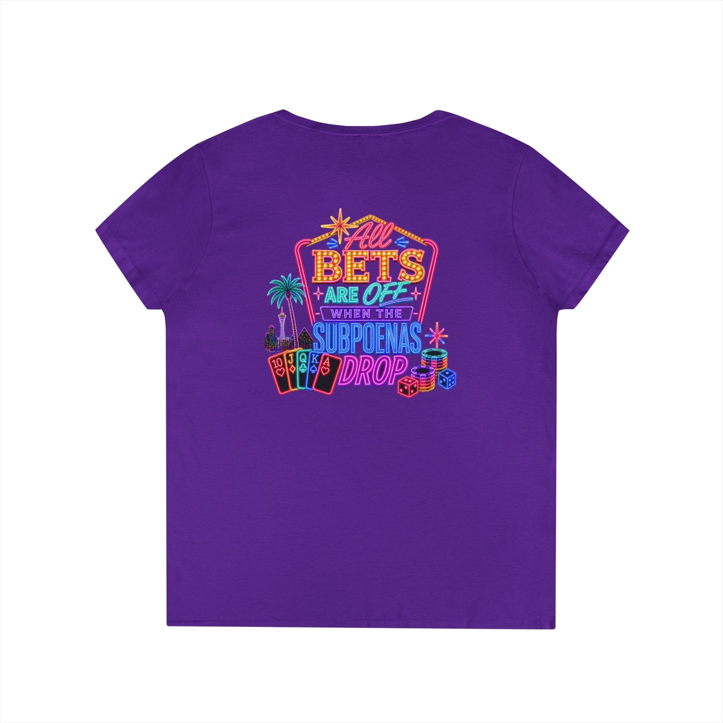 Bets Off ' V-Neck T-Shirt Crime Con 26'