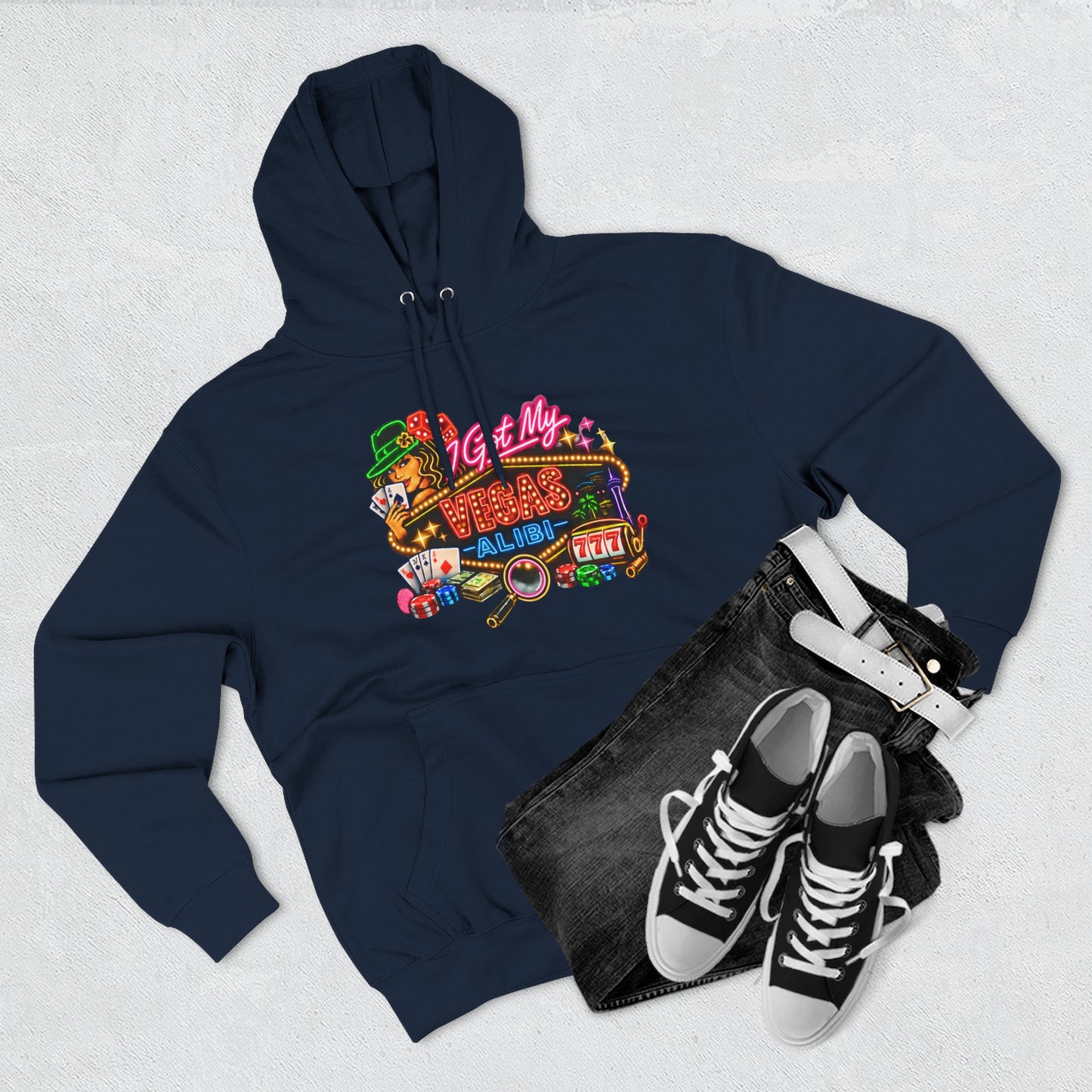 Hoodie — 'I Got My Vegas Alibi' (No Logo)