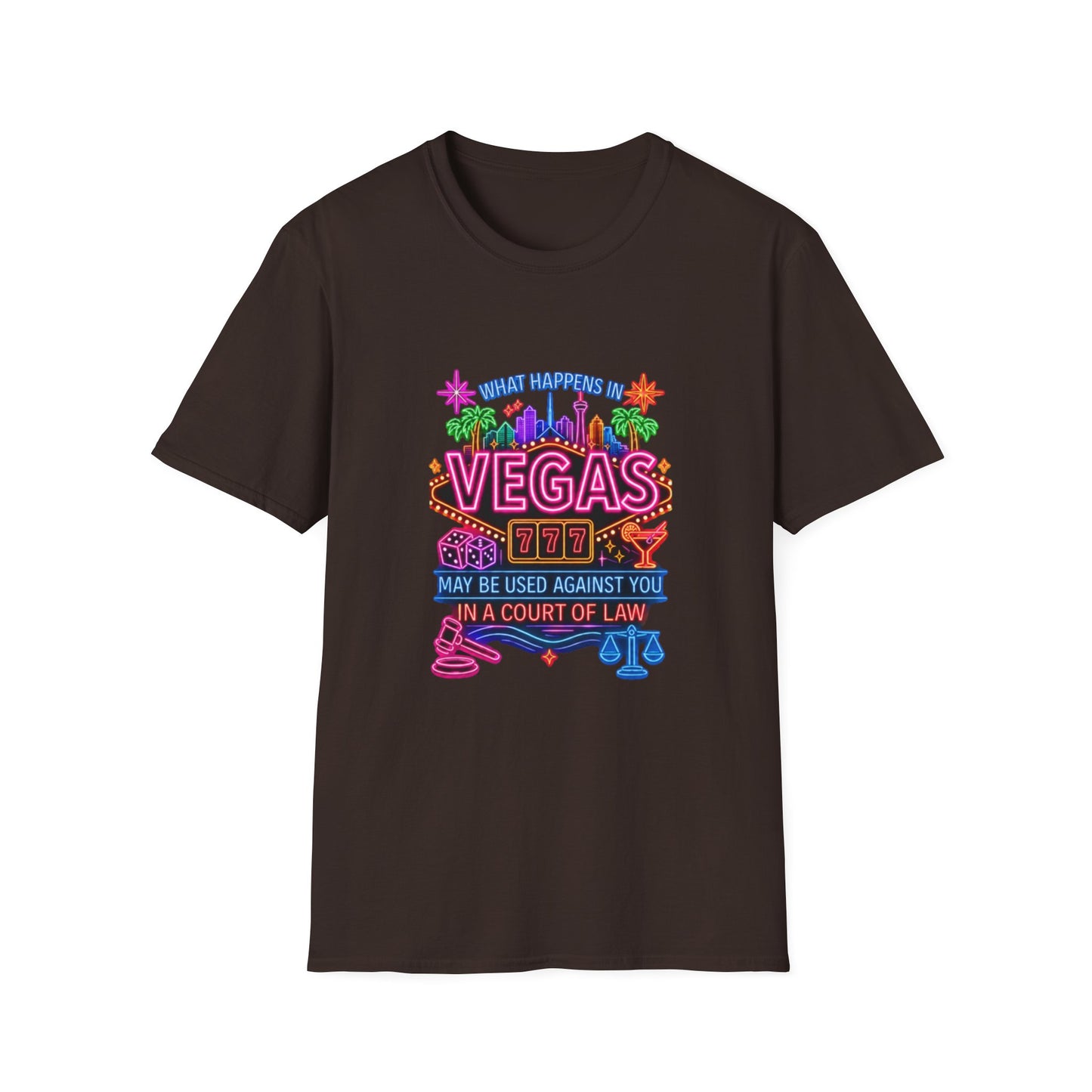 "What Happens in Vegas" Graphic Tee (No Logo)