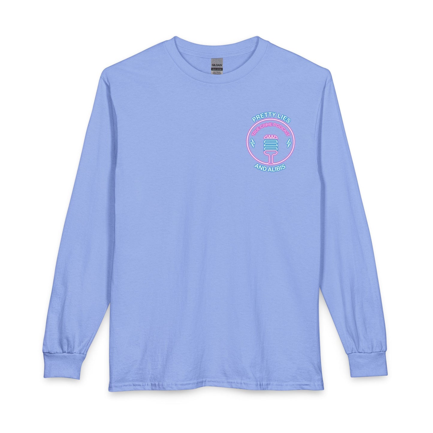 Vegas Neon Retro Long Sleeve Tee — "What Happens In Vegas" Crime Con 26'
