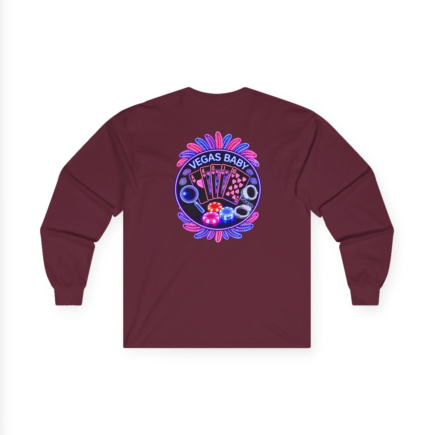 Vegas Baby Long Sleeve Tee — Crime Con 26'