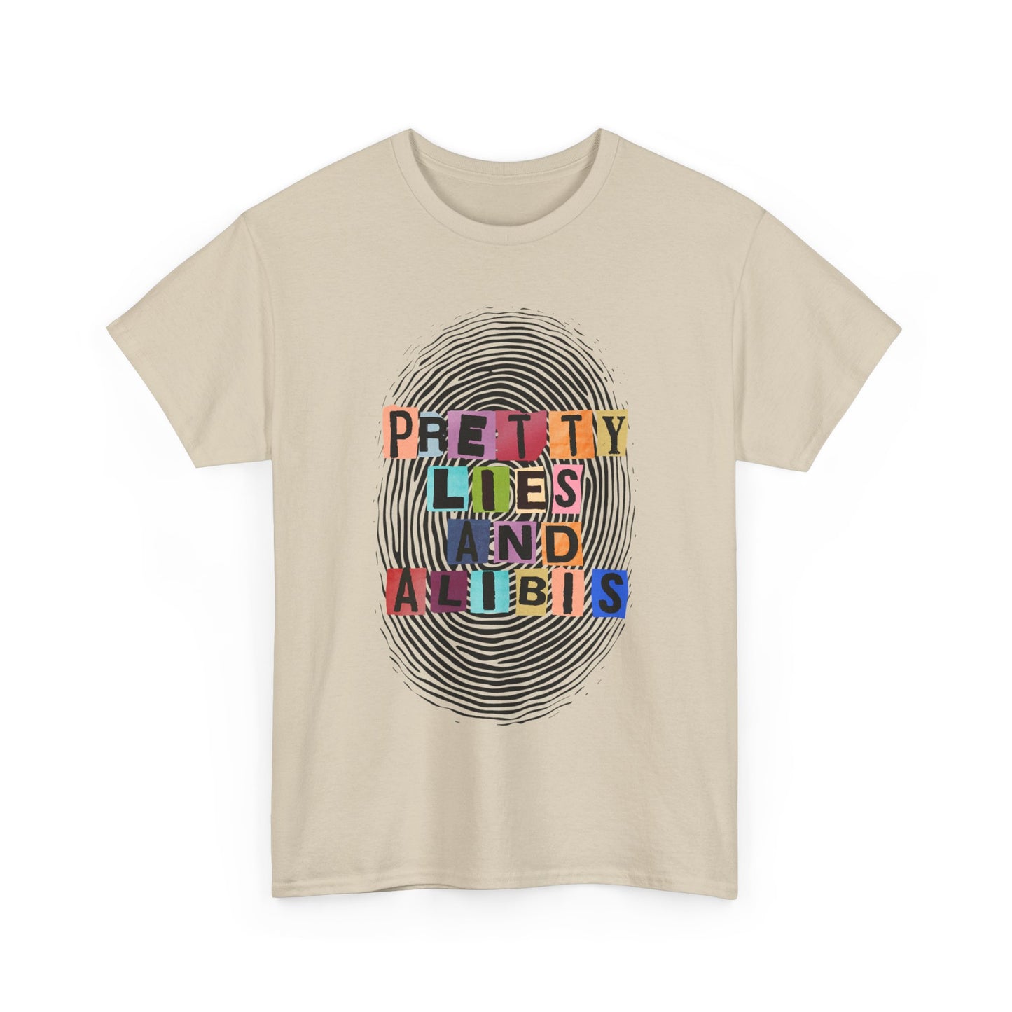 NEW! 'Pretty Lies and Alibis' Ransom Unisex Heavy Cotton Tee - Trendy Statement Shirt for Casual Style