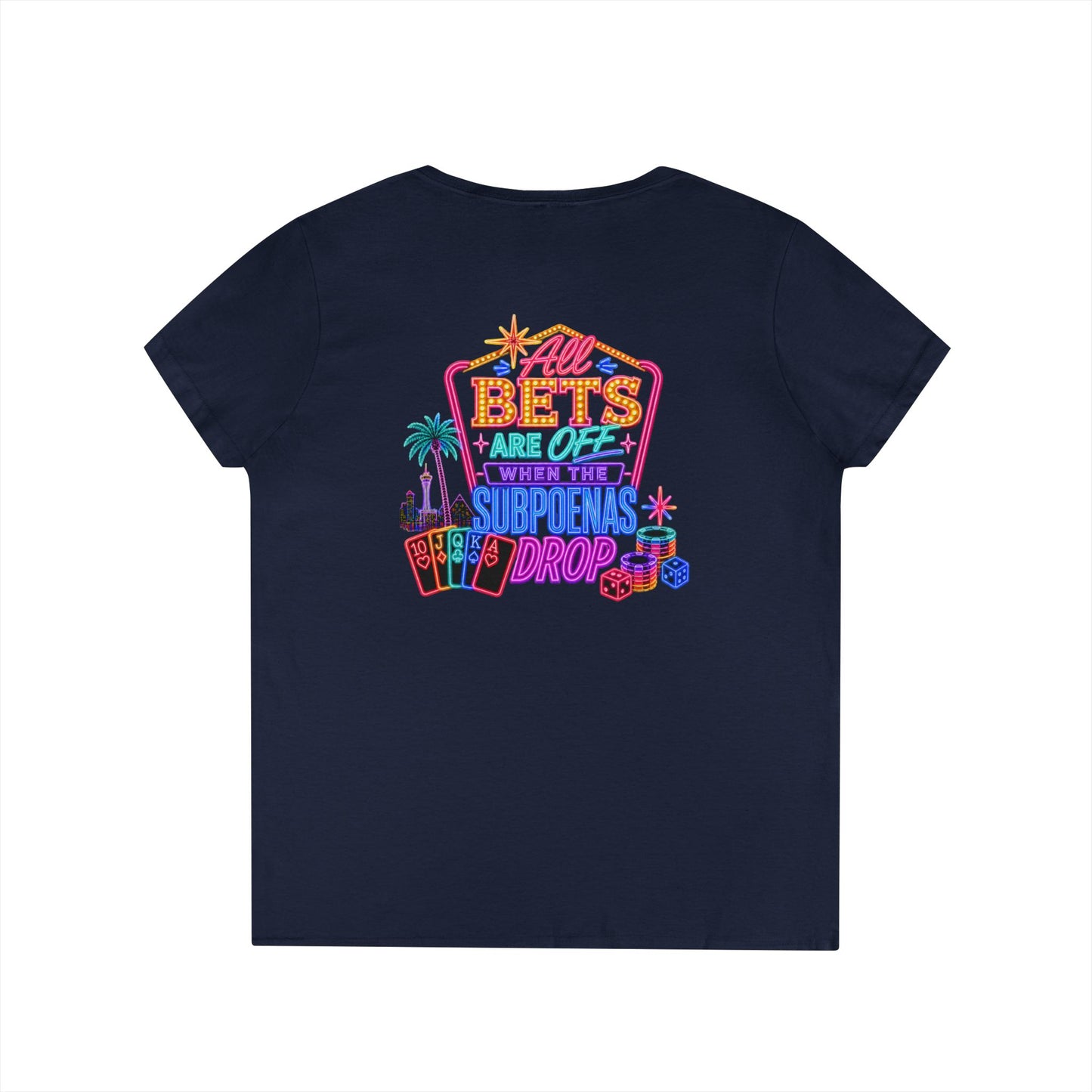 Bets Off ' V-Neck T-Shirt Crime Con 26'