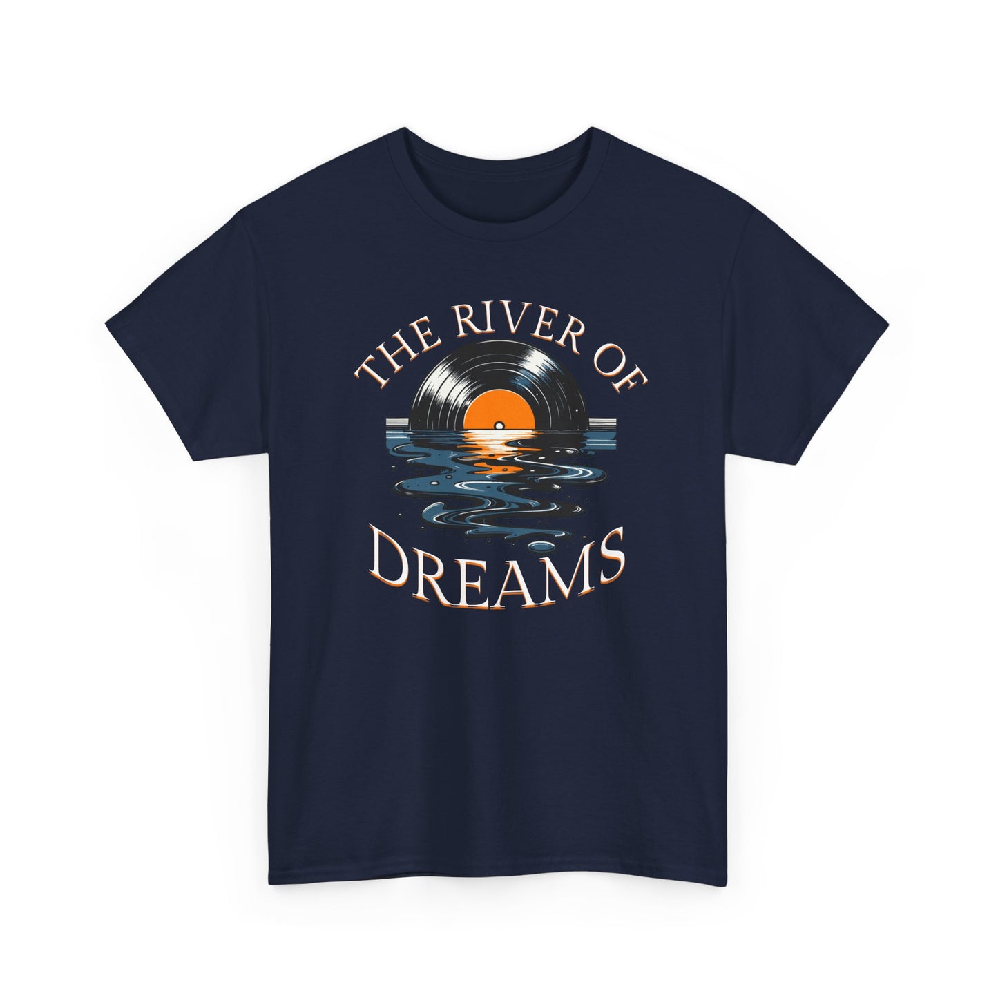 Unisex Heavy Cotton Lyrics Tee River of Dreams- New 2025