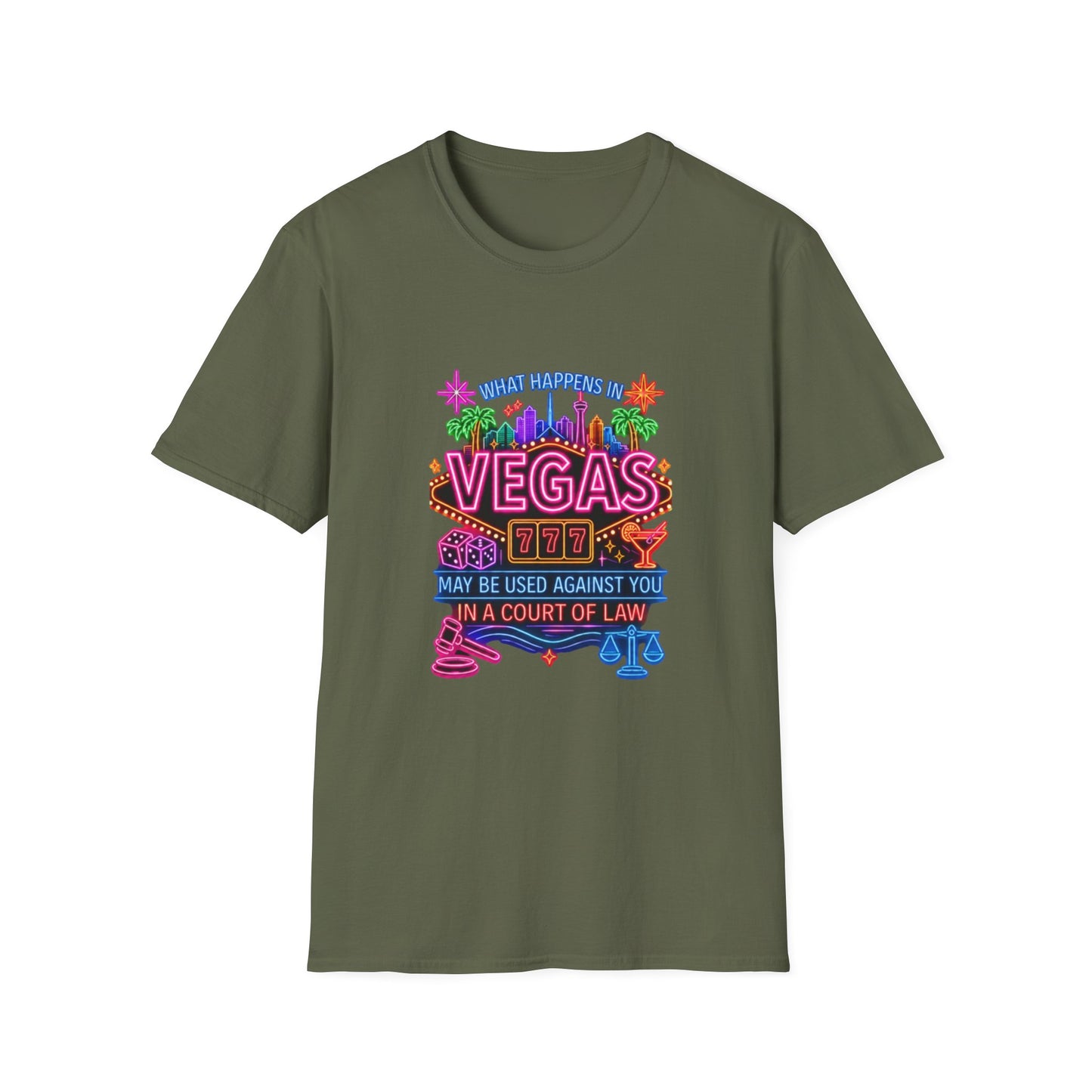 "What Happens in Vegas" Graphic Tee (No Logo)