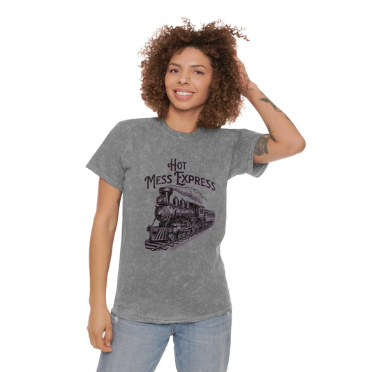 Hot Mess Express Unisex Mineral Wash T-Shirt