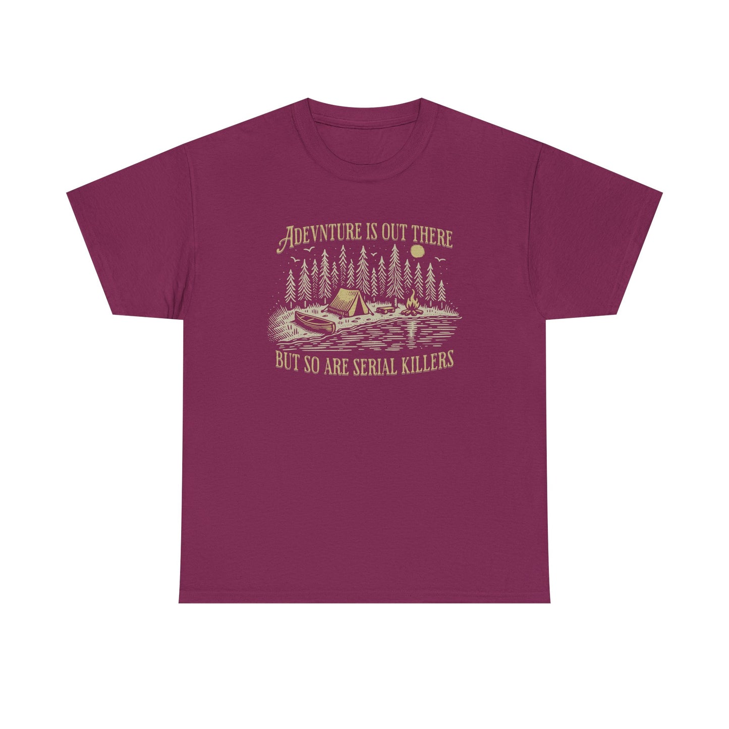 New! Adventure Is Out There Unisex Heavy Cotton Tee