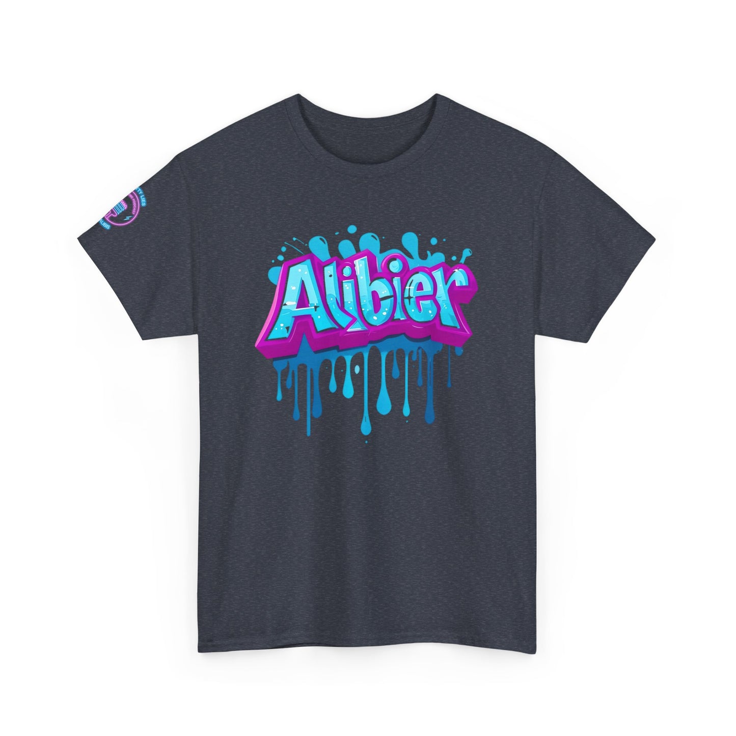 Alibier Graffiti Unisex Heavy Cotton Tee - Urban Style