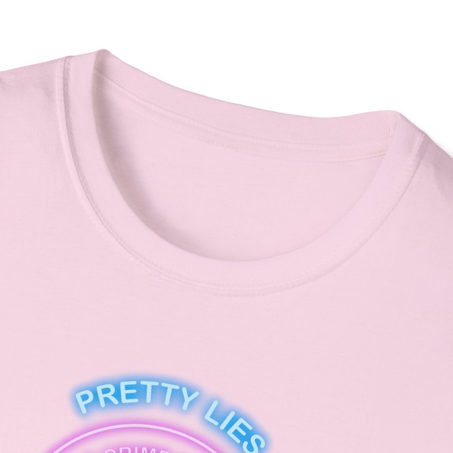 Alibier Unisex Softstyle T-Shirt - "Pretty Lies" and "Alibier" Graphic Tee for Trendsetters