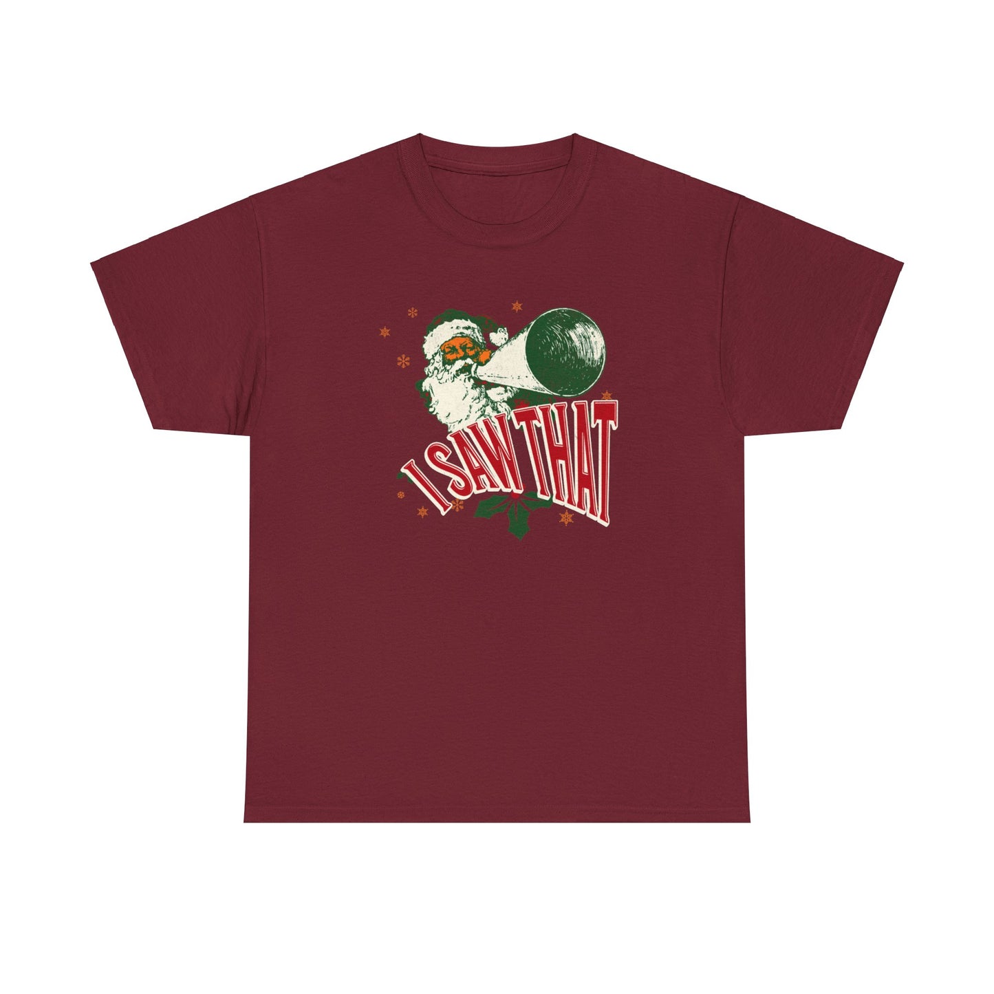 I Saw That - Unisex Christmas Heavy Cotton Tee