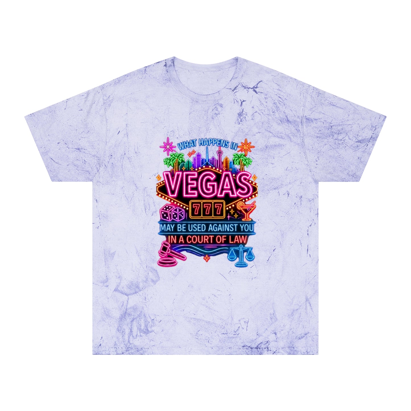 Vegas T-Shirt — 'What Happens In Vegas You' No Logo