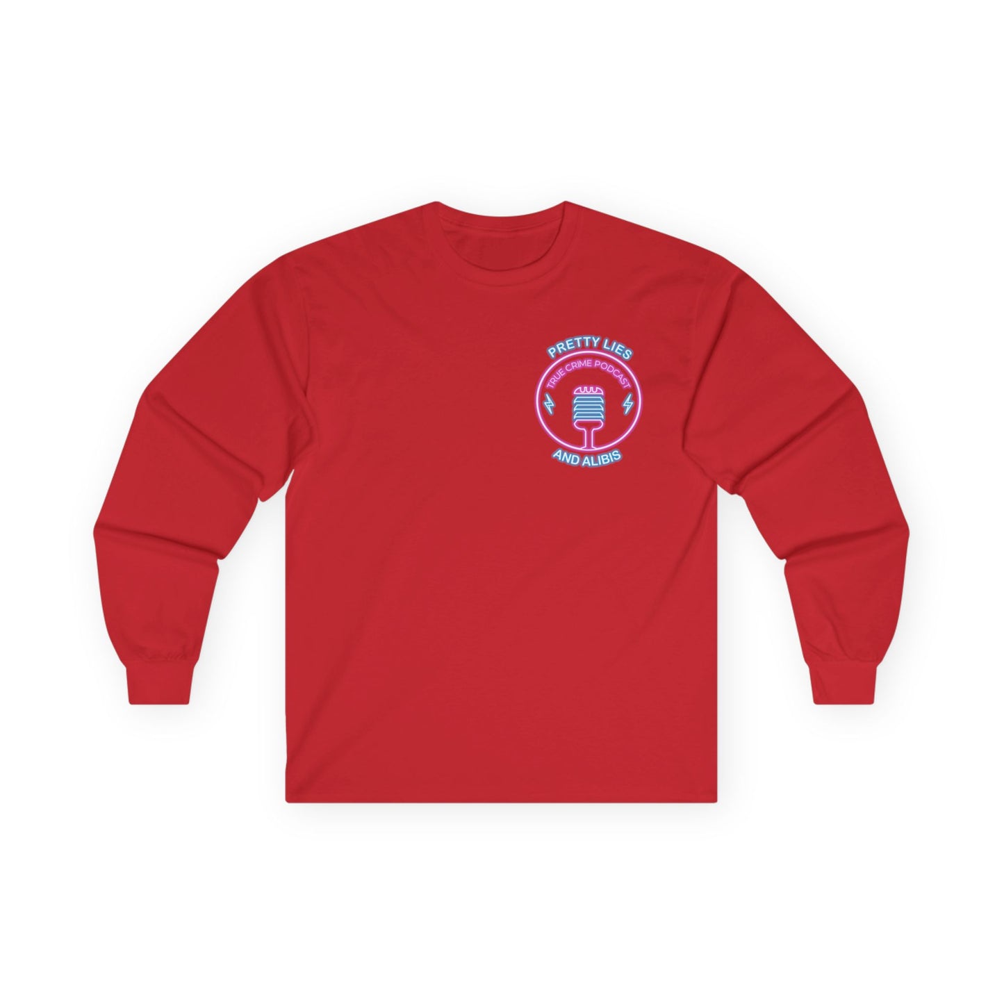 Neon 'What Happens in Vegas' Long Sleeve Tee -Crime Con 26'
