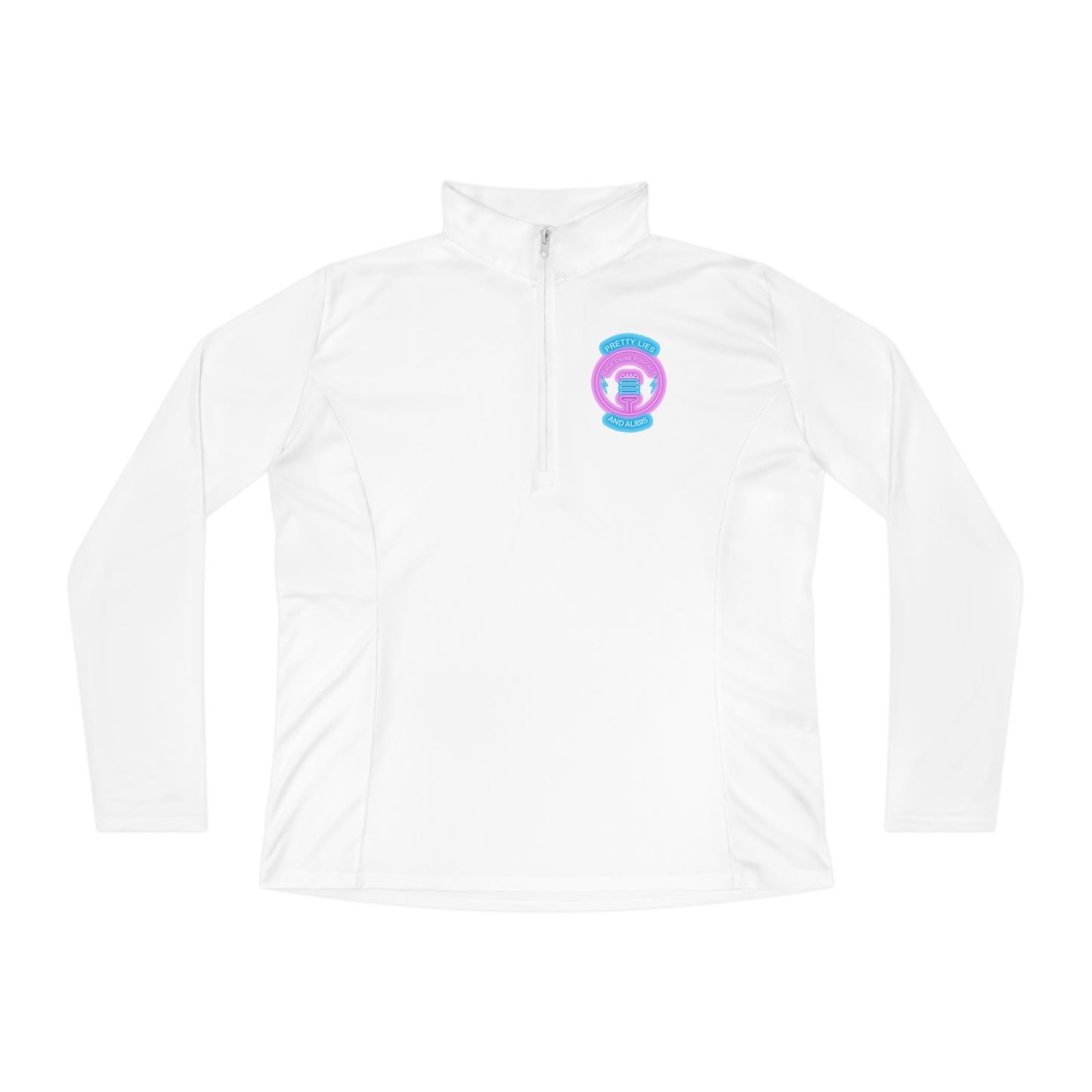 Logo Ladies Quarter-Zip Pullover