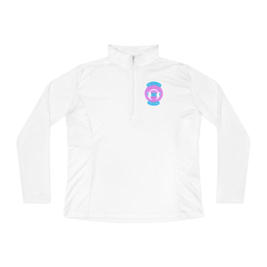Logo Ladies Quarter-Zip Pullover