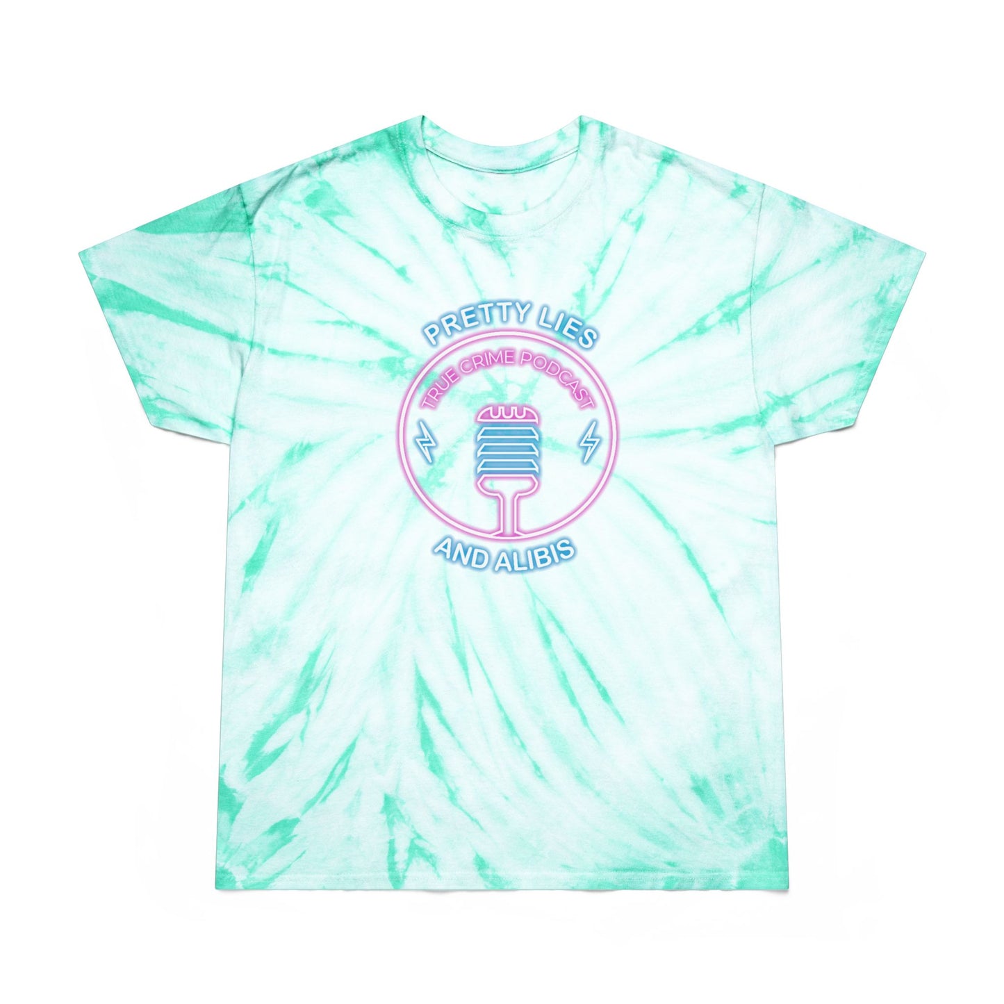 Retro Tie-Dye Tee – Pretty Lies & Alibis Cassette Tape NEW 2025