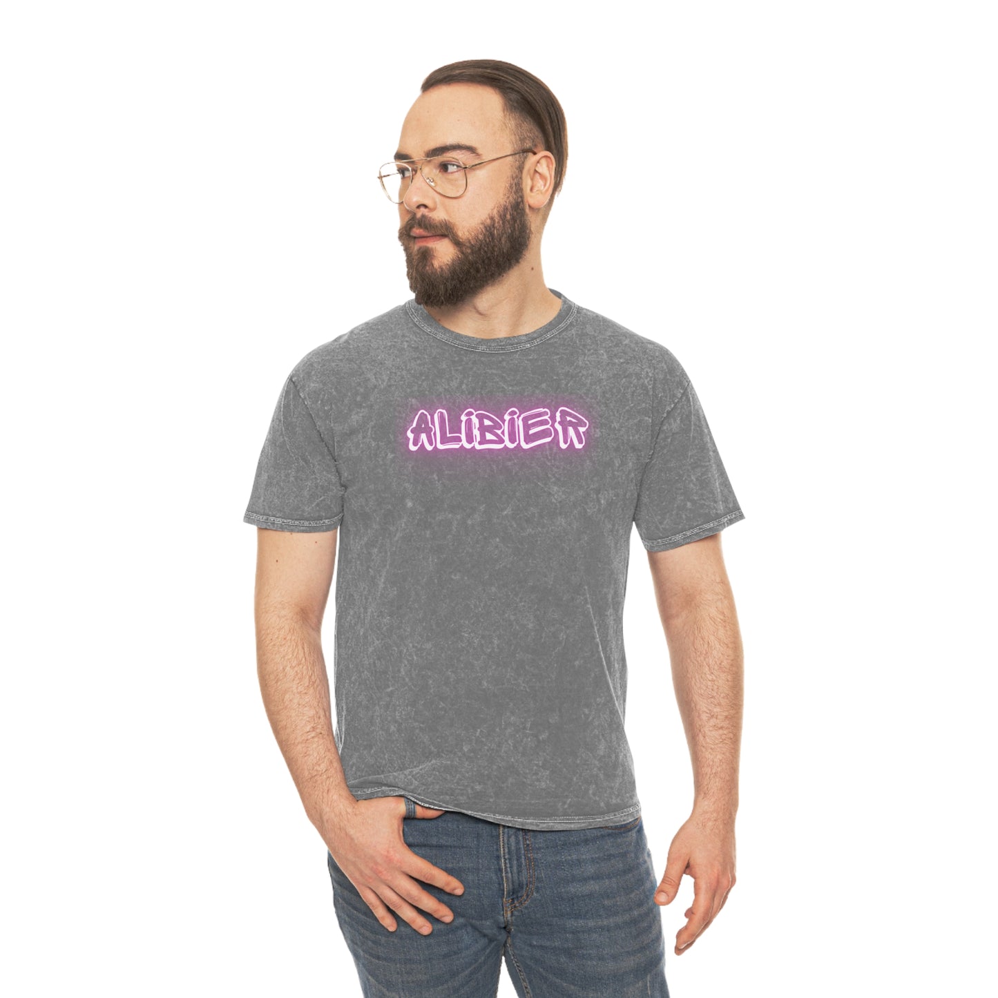 Alibier Unisex Mineral Wash T-Shirt