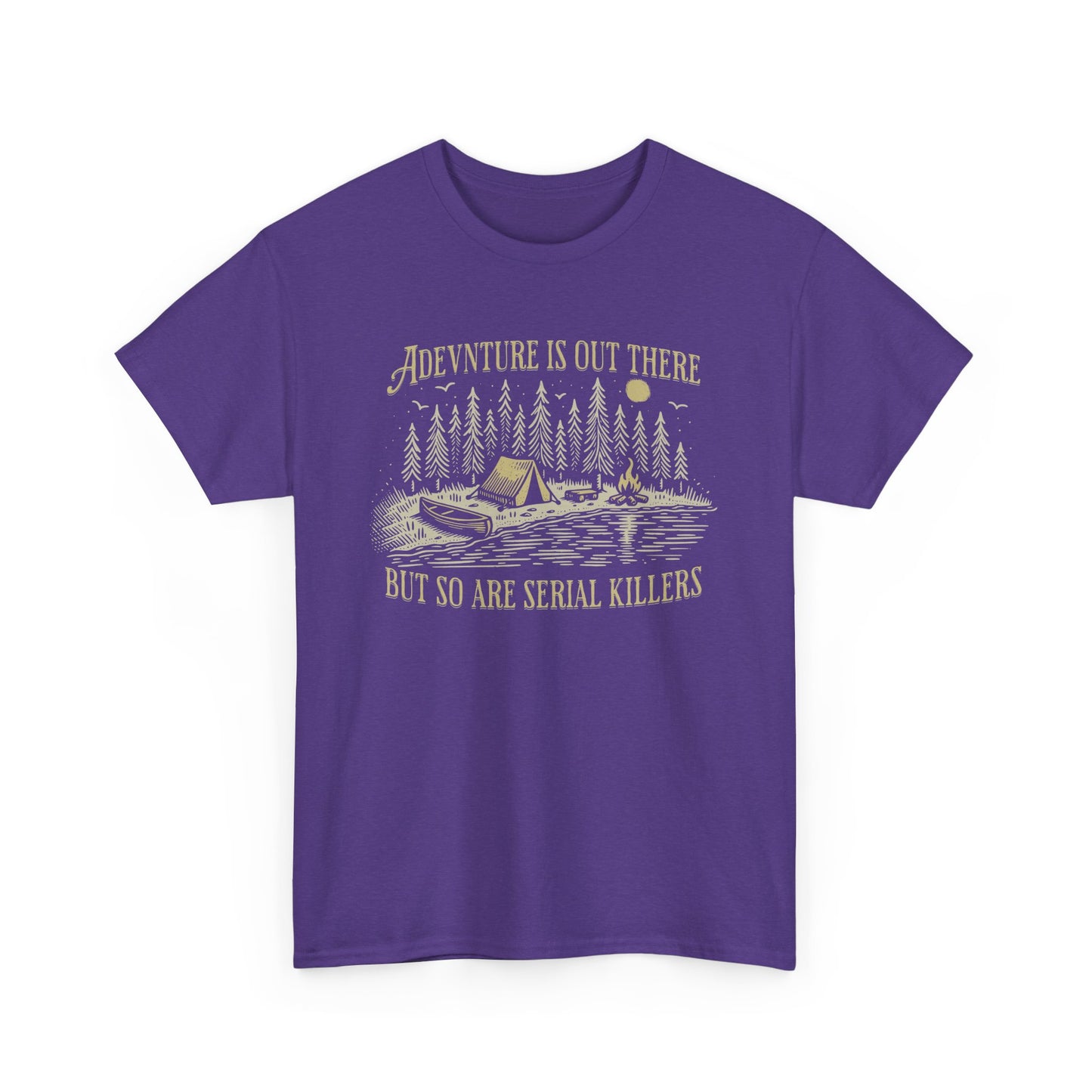 New! Adventure Is Out There Unisex Heavy Cotton Tee