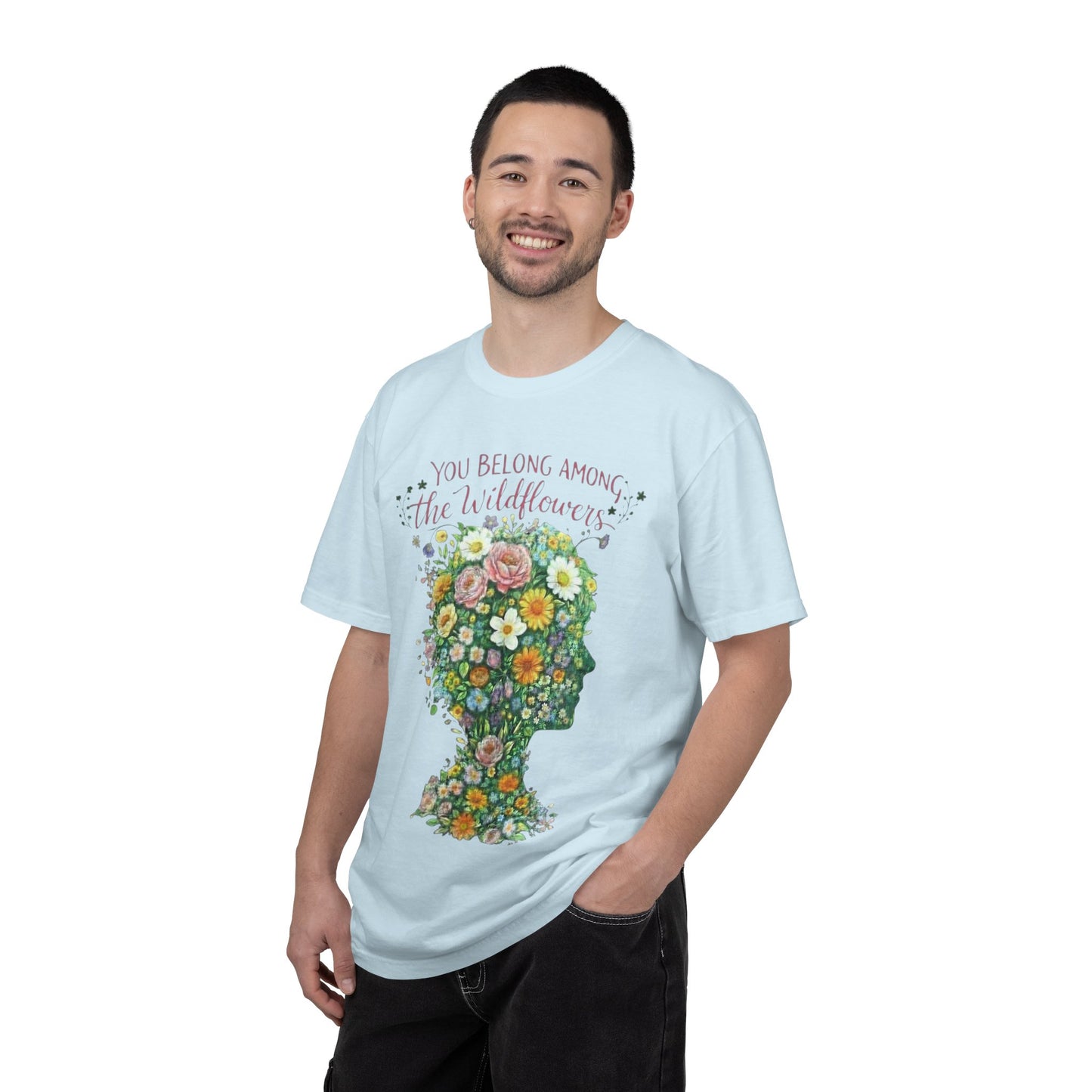 NEW Lyrics T‑Shirt — “You Belong Among the Wildflowers”