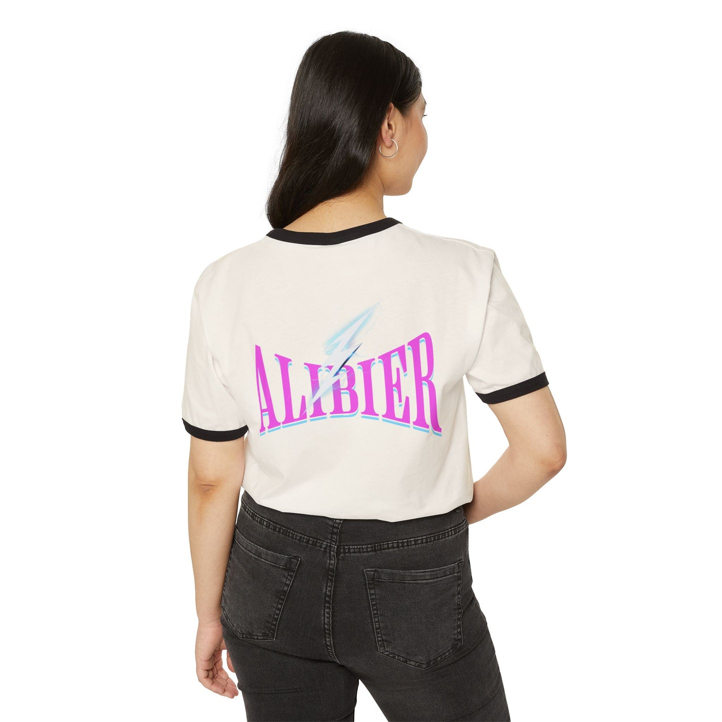 Alibier Unisex Cotton Ringer T-Shirt