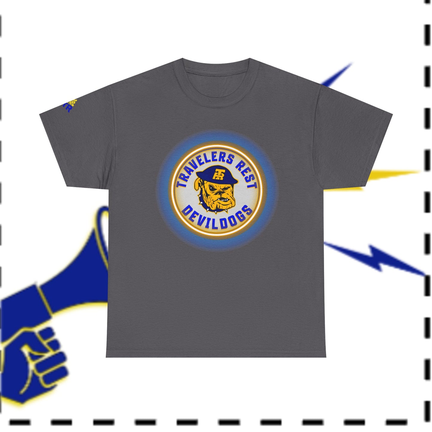 TRHS School Spirit Glow Shirt - GO DEVILDOGS