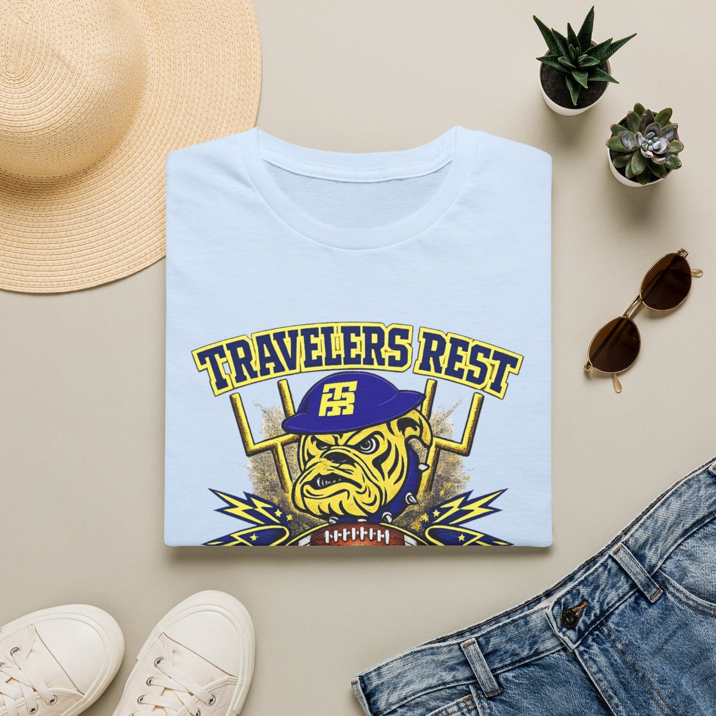 Travelers Rest Devildogs T-Shirt — TRhs Football Tee