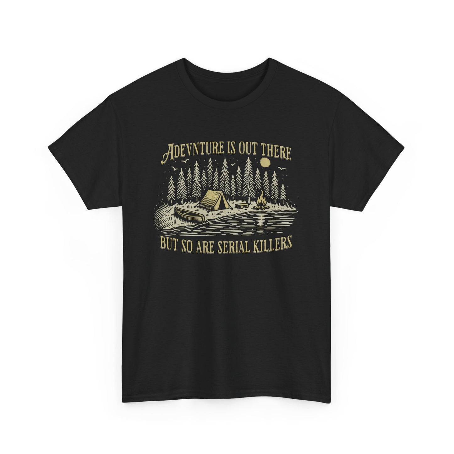 New! Adventure Is Out There Unisex Heavy Cotton Tee