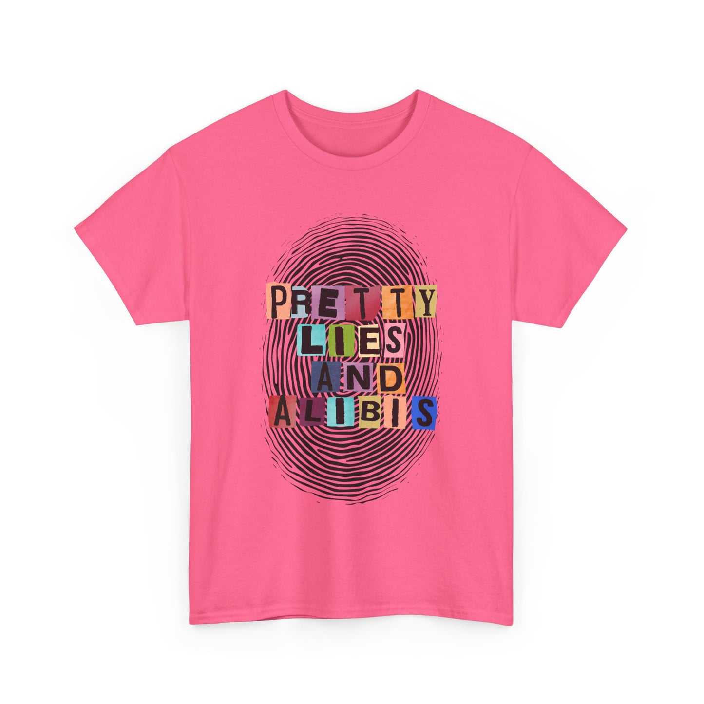 NEW! 'Pretty Lies and Alibis' Ransom Unisex Heavy Cotton Tee - Trendy Statement Shirt for Casual Style