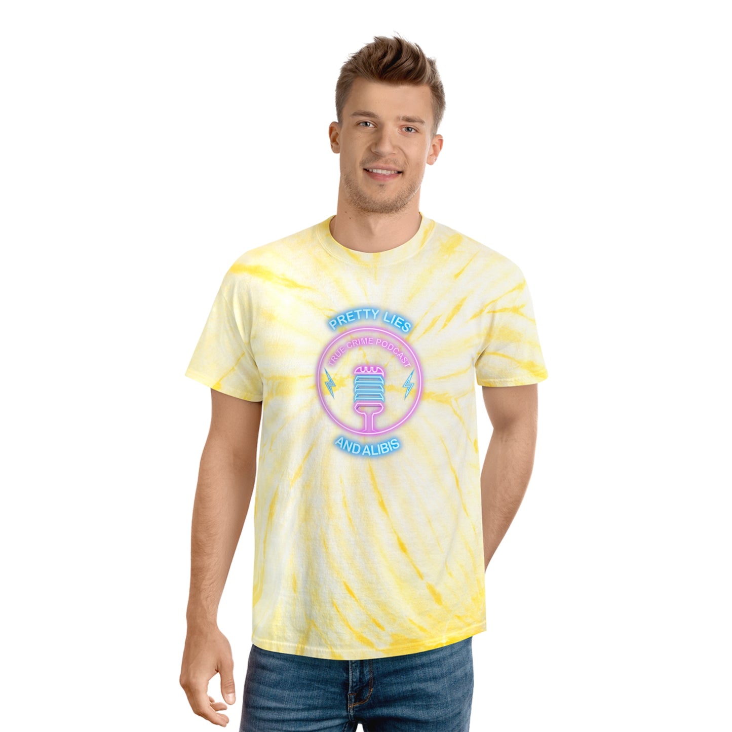 Logo Tie-Dye Tee, Cyclone