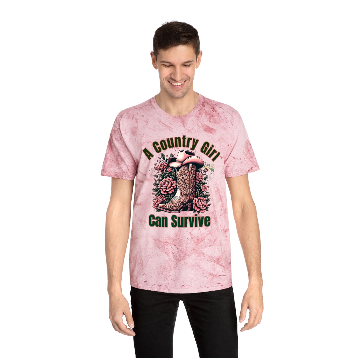 Country Girl Color Blast Tee - NEW 2025