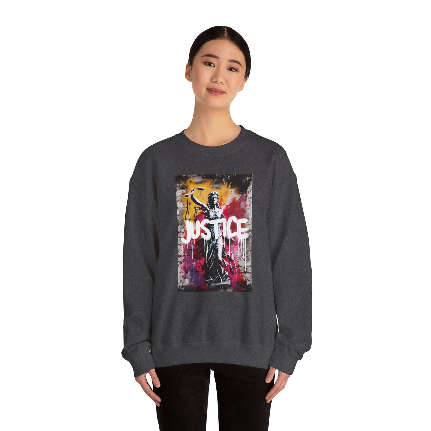 NEW! Justice Graphic Crewneck Sweatshirt - Unisex Heavy Blend™