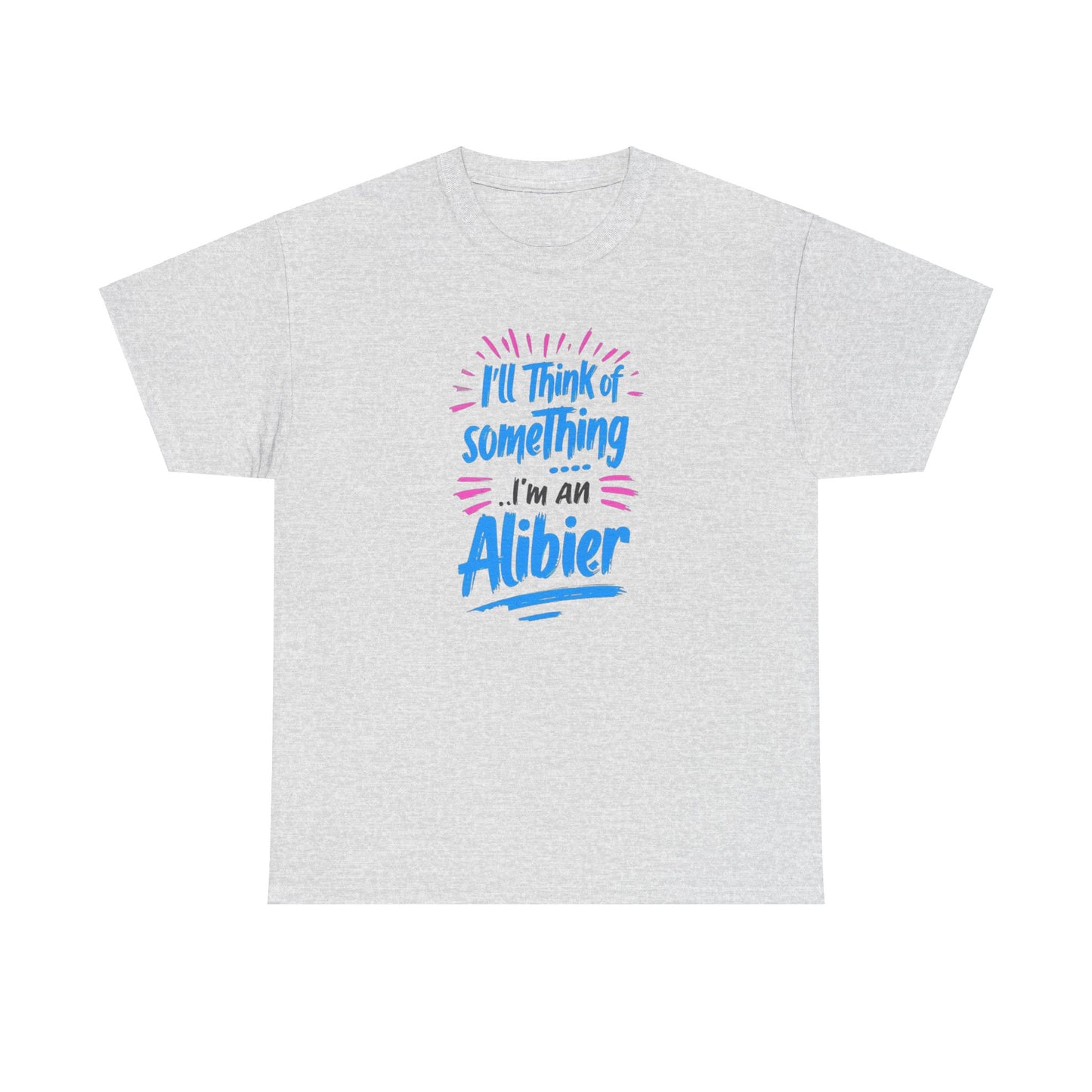 NEW!  Unisex Heavy Cotton Tee - 'I'll Think of Something' - Perfect Gift for Creative Minds