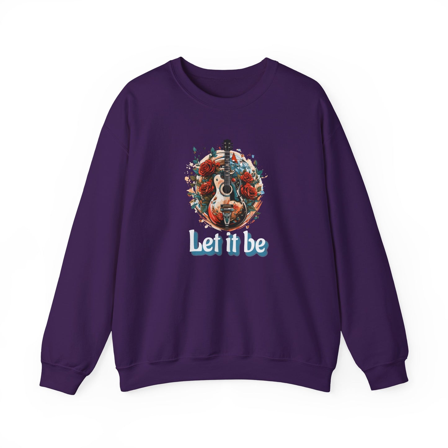 NEW! Lyrics Let It Be Music Crewneck Sweatshirt