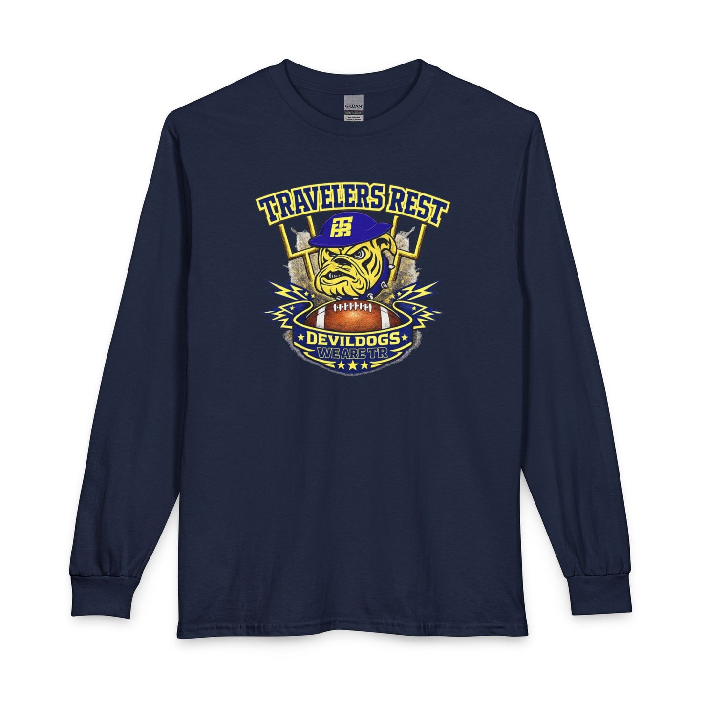 Travelers Rest Devildogs Football Long Sleeve Shirt TRHS
