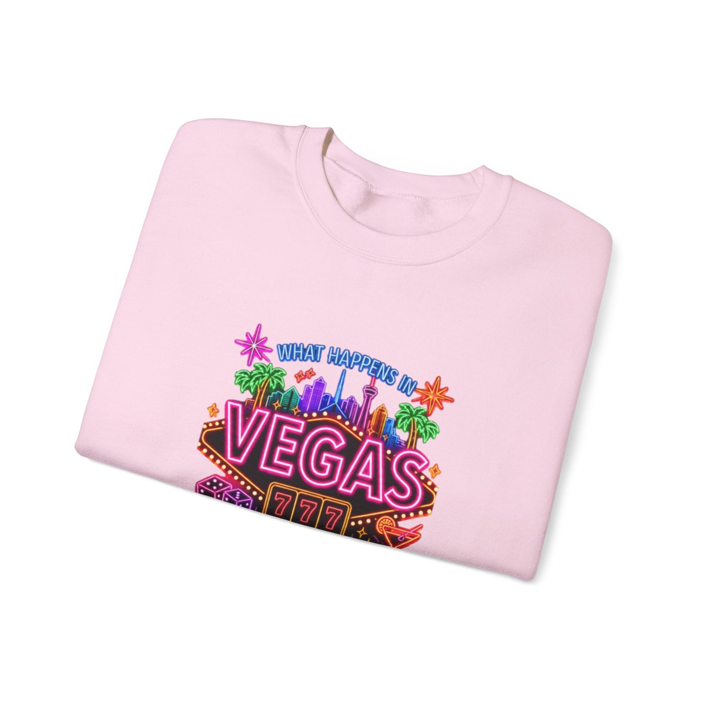 Graphic Sweatshirt – "What Happens in Vegas" (No Logo)
