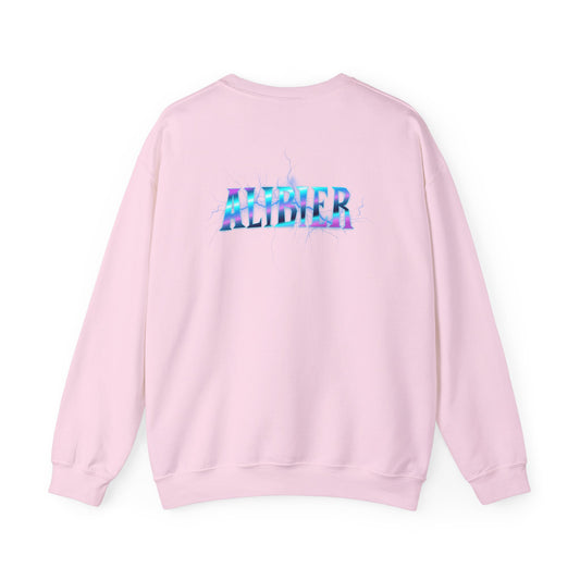 Alibier Vibrant Unisex Crewneck Sweatshirt - 'Creative Vibes' Design