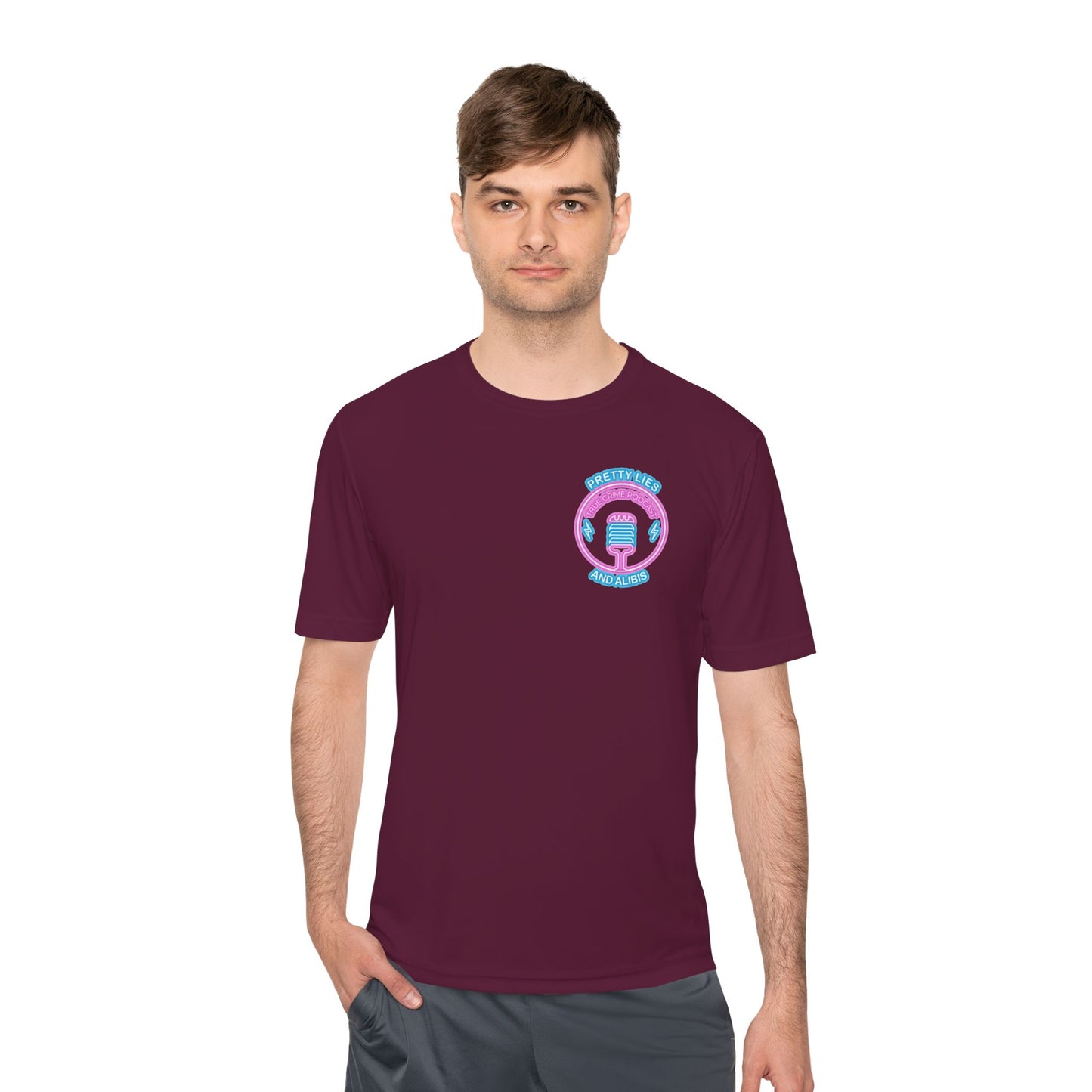 Moisture-Wicking Tee — "Stack Chips Not Charges" Crime Con 26'