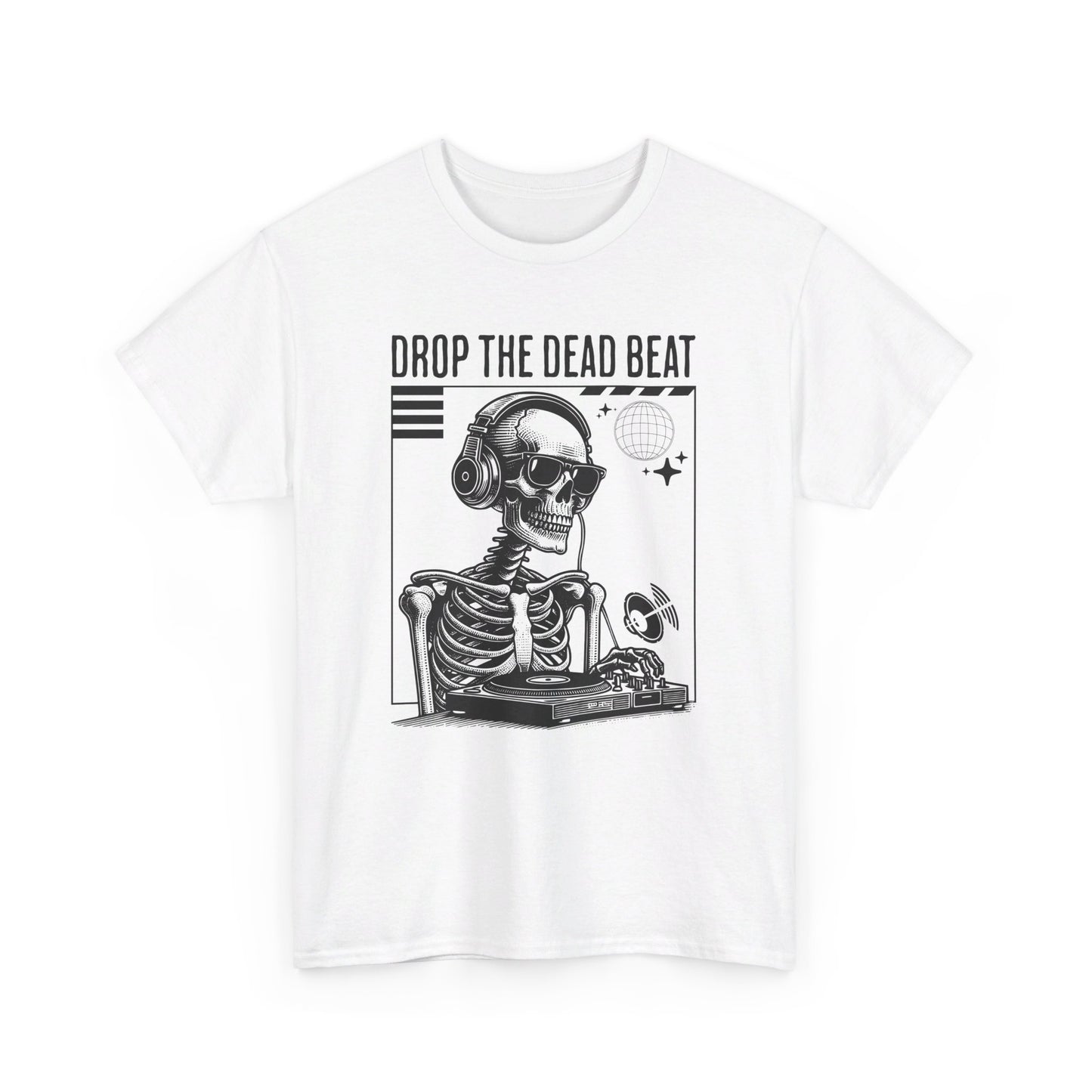 Halloween Drop The Dead Beat Unisex Heavy Cotton Tee