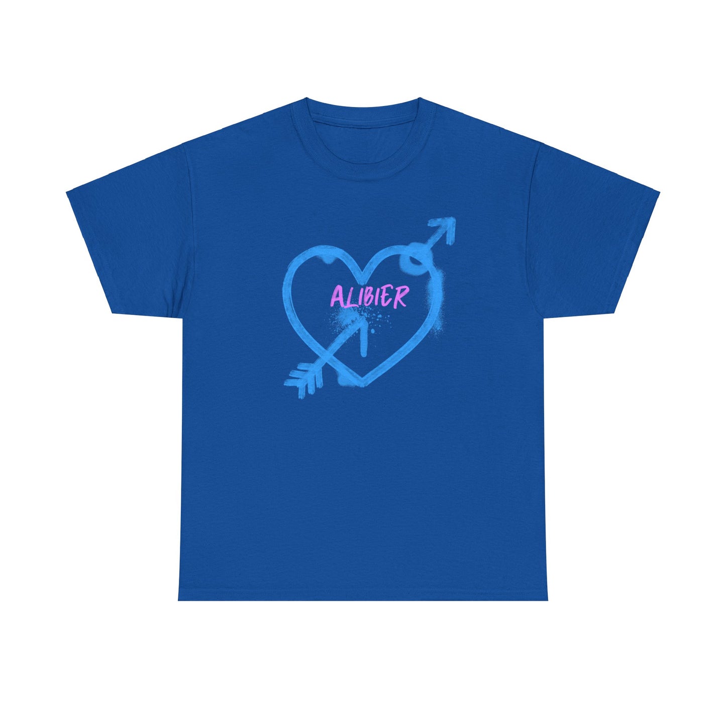 Alibier Heart Unisex Heavy Cotton Tee