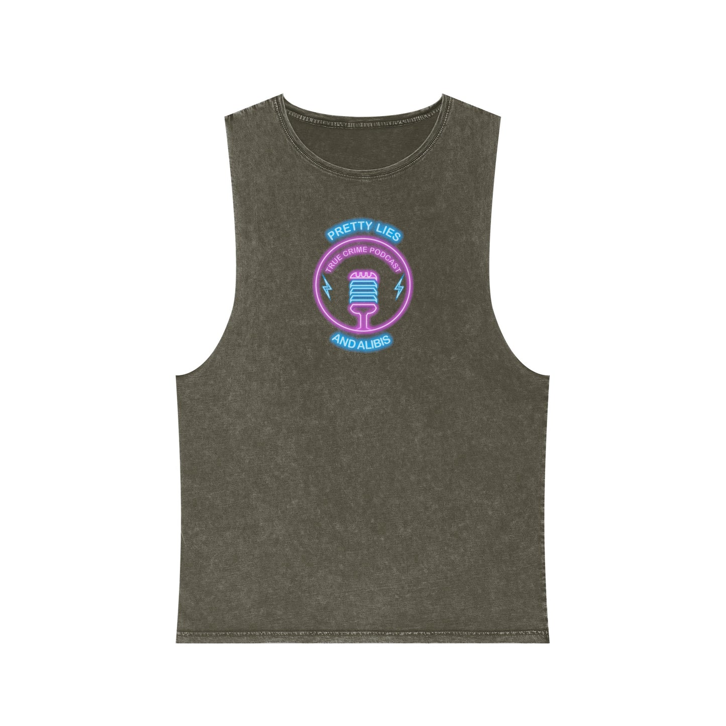 Logo Unisex Stonewash Tank Top