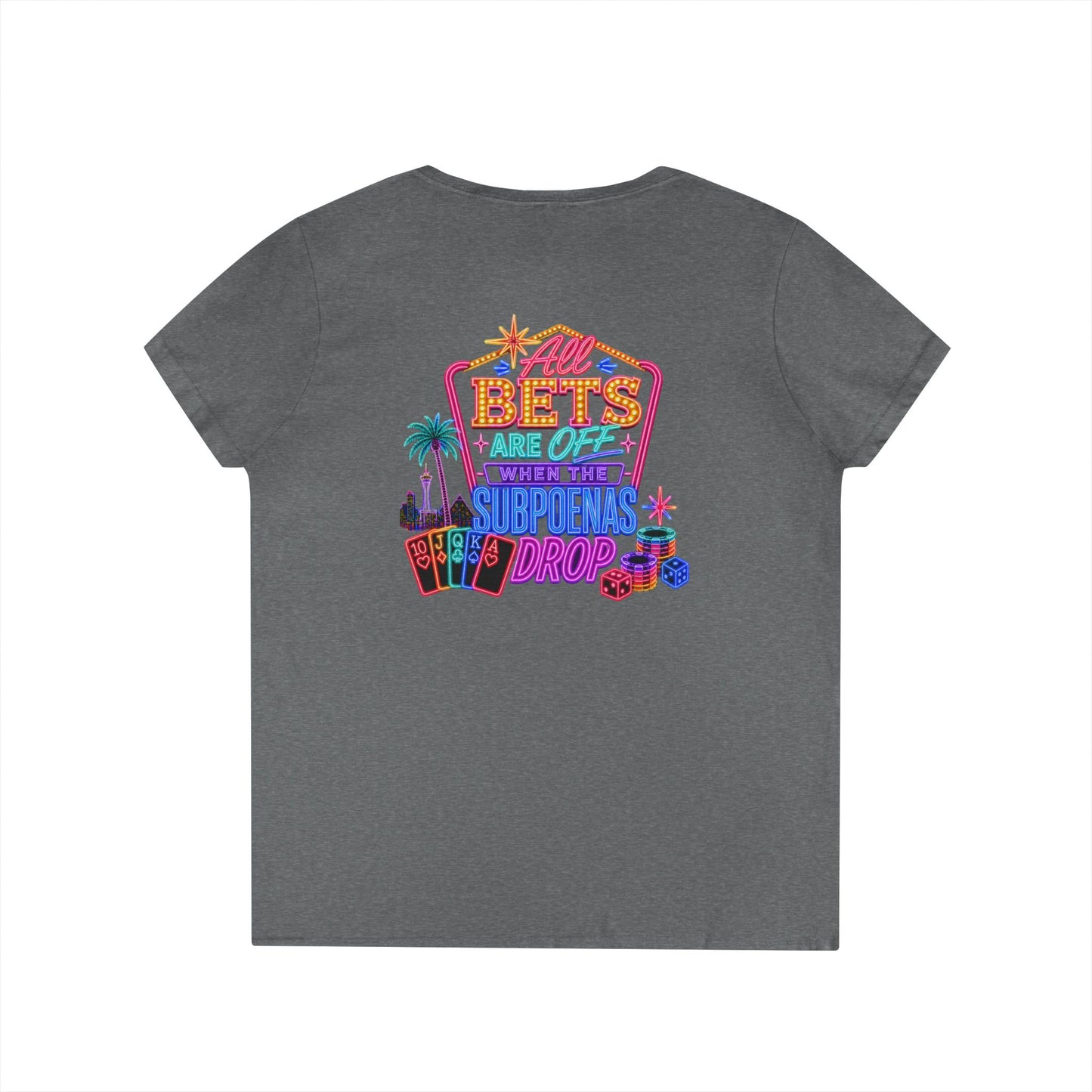 Bets Off ' V-Neck T-Shirt Crime Con 26'